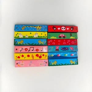 Blue 16 Hole Harmonica