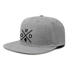 Chicago O’Hare International Airport ORD Hat – Snapback Trucker (Grey Flatbill)