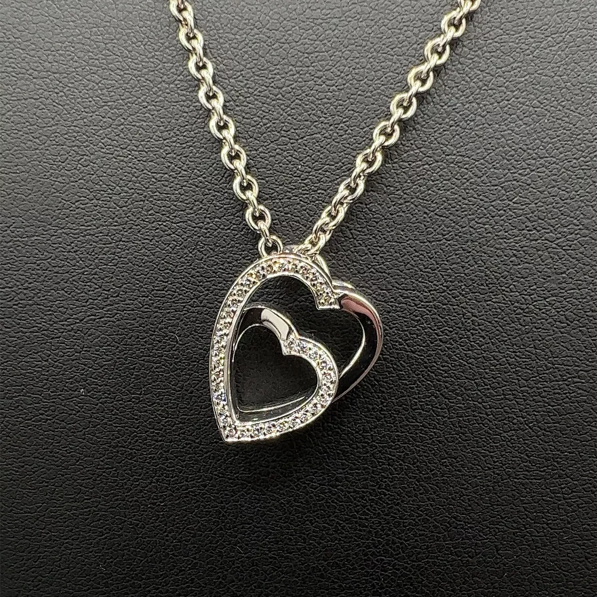 Cartier double love necklace sales