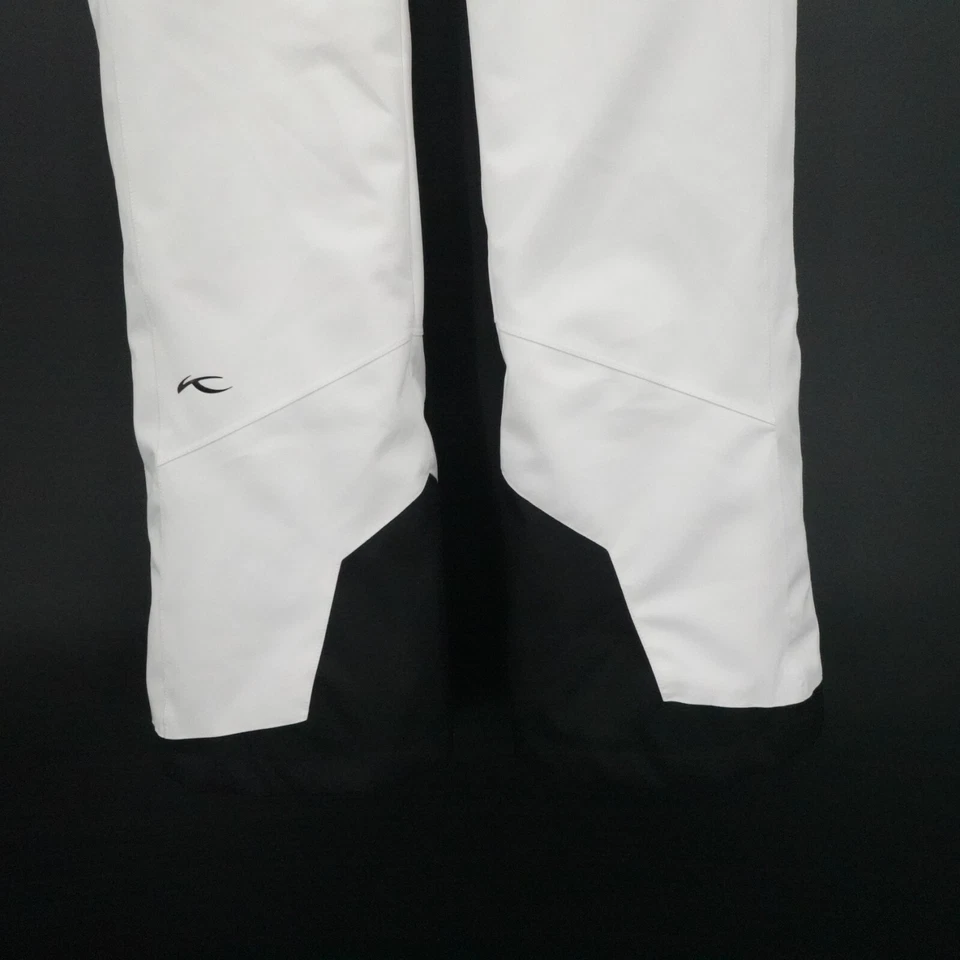 Pantalones de esquí Kjus niñas 16 blancos aislados de carpa snowboard esquí ajustable Foto 4 de 4