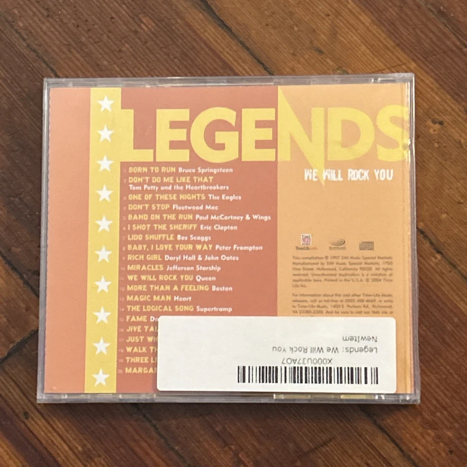 Legends: We Will Rock You - Time Life - CD - Brand New Factory Sealed Foto 3 de 4
