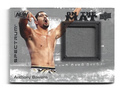 2021 Upper Deck AEW Spectrum On the Mat Relics Mat Used #OTM-14 Anthony Bowens