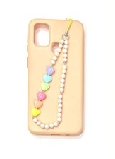 Multicolor Pearl Phone Chain Beaded Phone Charm For Airpods,Handbag,Camera,Water