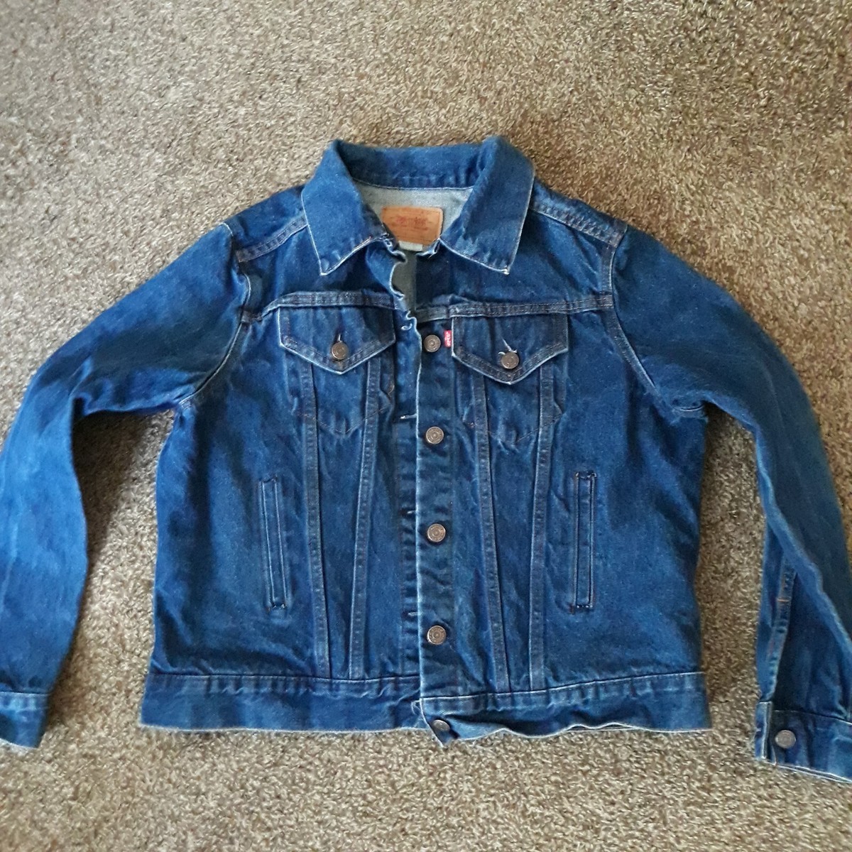 Vintage Levi's Type 3 Blue Denim Jacket Women's, Size Large