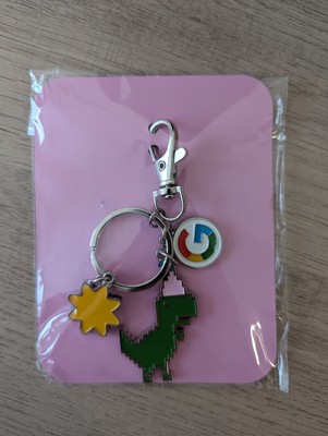 Google Schlüsselanhänger 26. Geburtstag Chrome Dino - Limited Edition Exclusive Collectible
