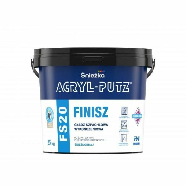 ATLAS Gipsspachtel Feinputz Gebrauchsfertig ACRYL-PUTZ® FS 20 FINISH 1,5kg I 5kg