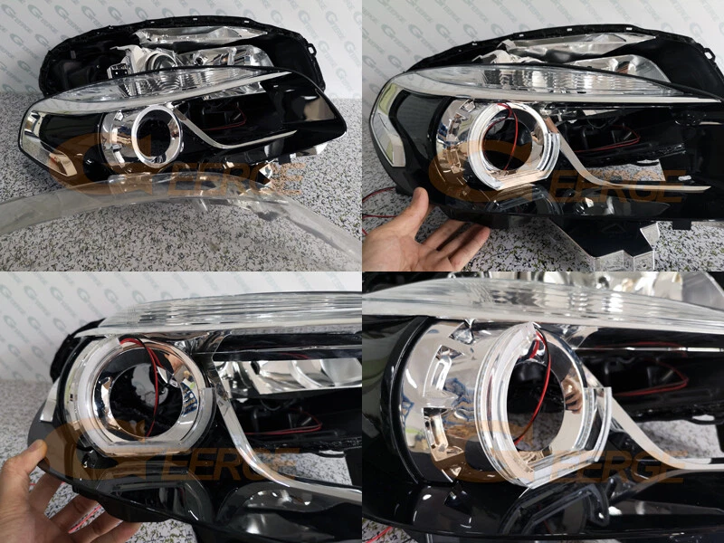 Anéis halo olhos de anjo led estilo DTM M4 luz do dia 2011 - 2015 para Renault Koleos - Imagem 4 de 4