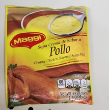 6 PACK CREAMY CHICKEN FLAVORED SOUP MIX /SOPA MAGGI CREMA DE SABOR A POLLO