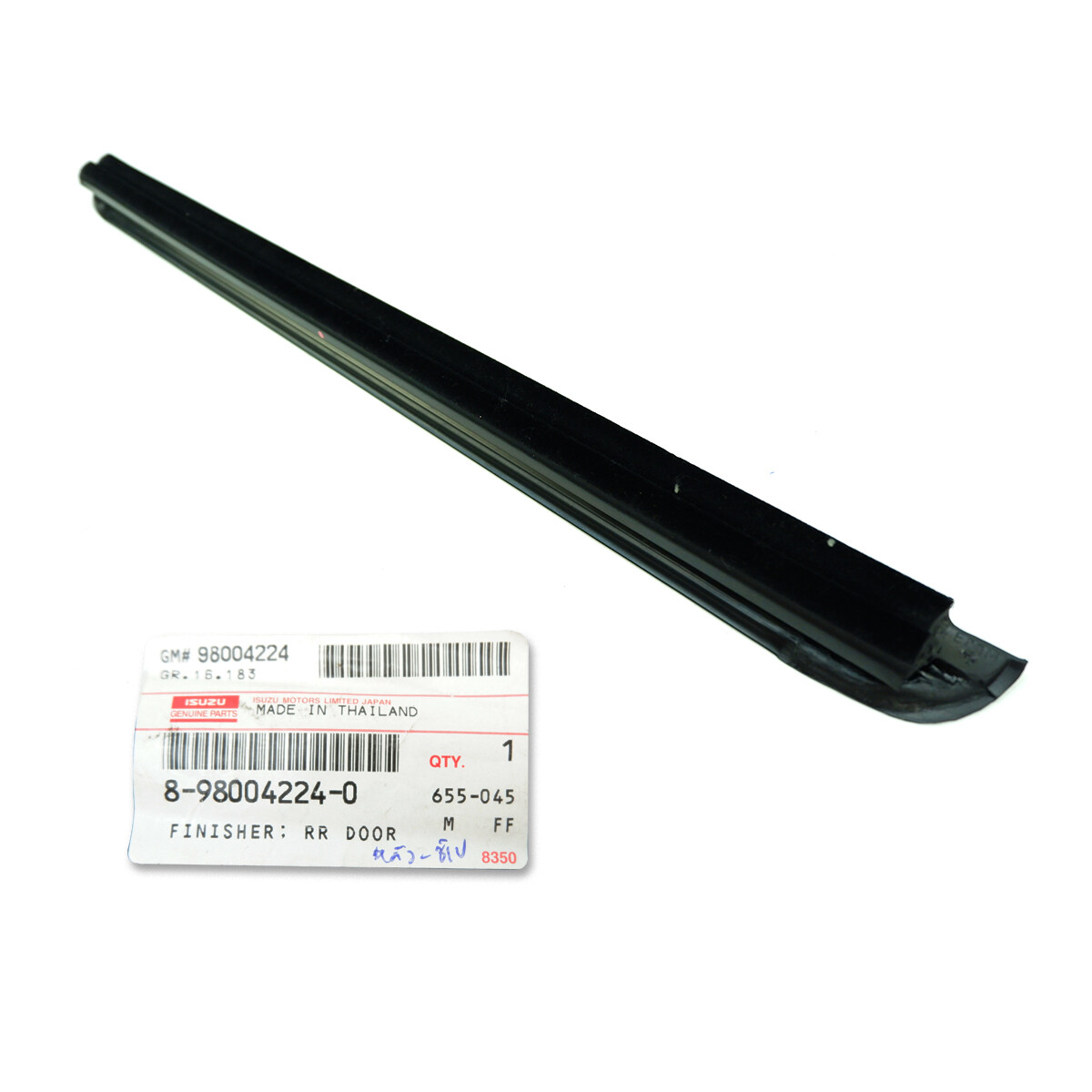 Weatherstrip Rear Door Glass LH Isuzu Rodeo 8980042240 for sale 