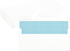 50 Pack 10 Business Envelopes, White Standard Envelopes Self Seal, Letter Size
