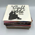 Lot of 50 45 RPM Viynl Records Madonna Fleetwood Mac Elton John