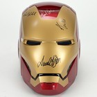 Stan Lee, Avengers Cast Autographed Marvel Legends Iron Man Prop Replica Helmet — photo 4