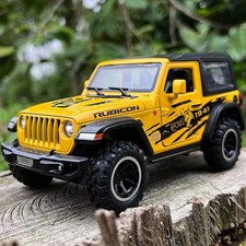 Die-Cast Green Jeep Wrangler Gladiator Toy Truck with Oversized Wheels — listing 6