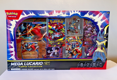 Pokemon TCG Mega Lucario ex Premium Figure Collection Box Factory