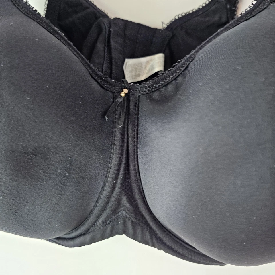 Sutiã Wacoal 853192 espaçador de beleza básico cobertura total com aro 40DDD preto - Imagem 4 de 4