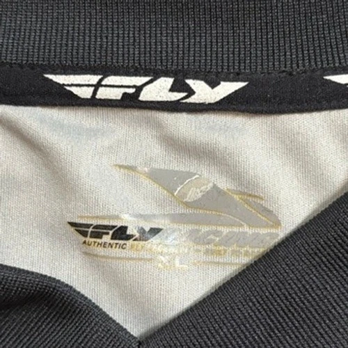 FLY Racing Mens Long Sleeve Motocross Jersey Black Gold Size XL - Image 4 of 4
