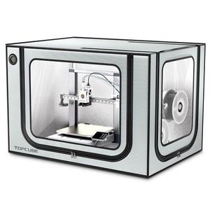 TOPCUBE 3D Printer Enclosure for Bambu Lab A1 Combo, Stainless Steel Frame Enclo