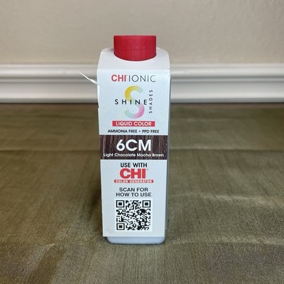 Chi Ionic Shine Shades Light Mocha Brown (6CM) Permanent/Demi/Semi Hair Die