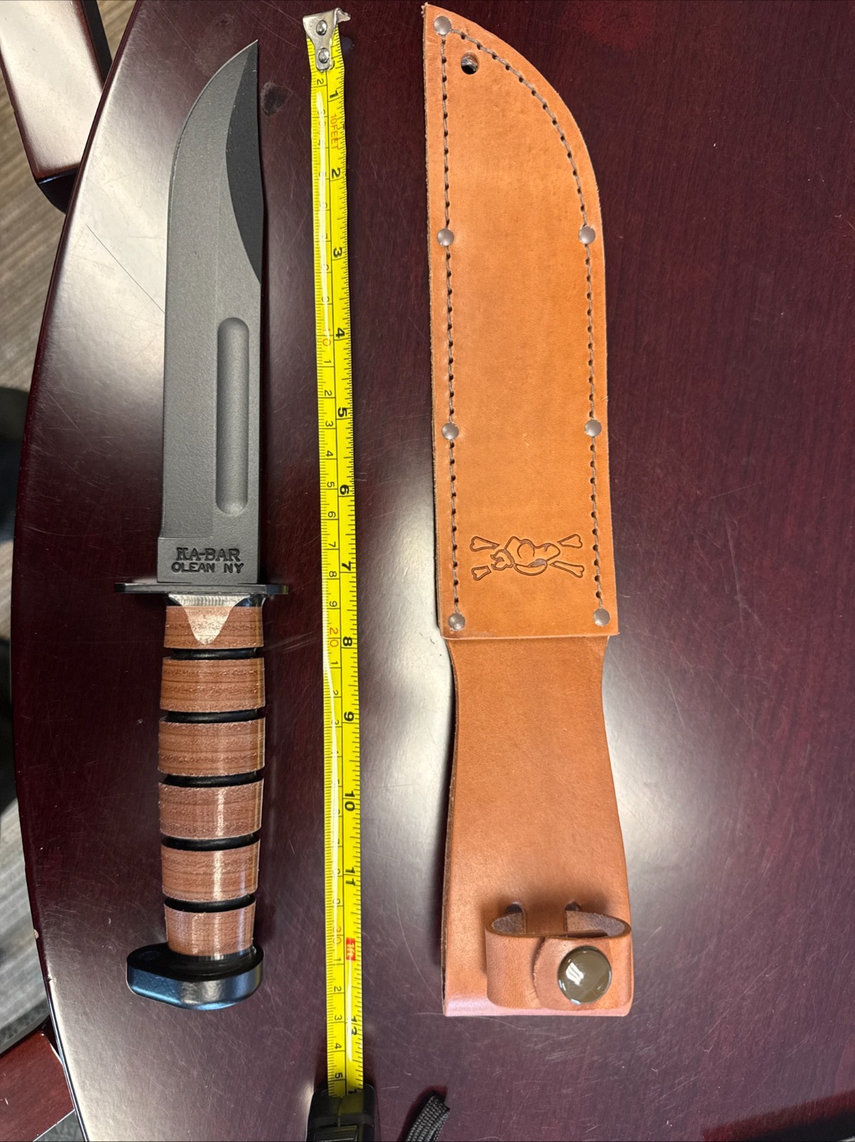 Brand new - never used KA-BAR Dog's Head Utility Knife - Bro