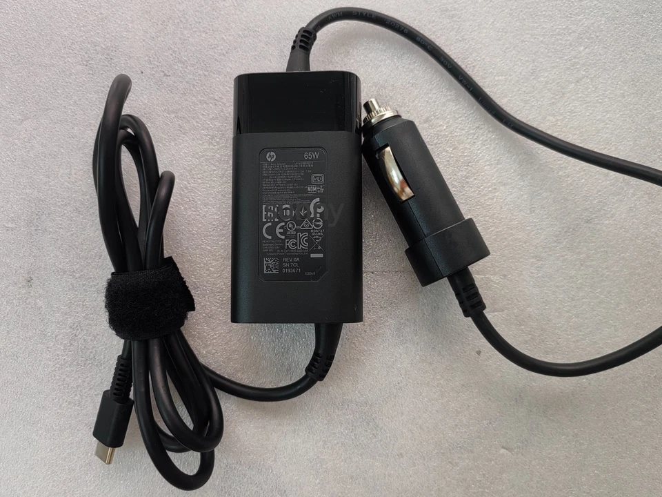100%Genuine Hp Usb-C Auto Adapter 65W 5Tq76Aa L48881-001 L50507001 For HP Laptop - Image 3 of 4