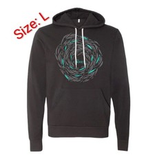 The Chosen: Against The Current, Adult LARGE Cozy Black Hoodie Sweatshirt - NWT