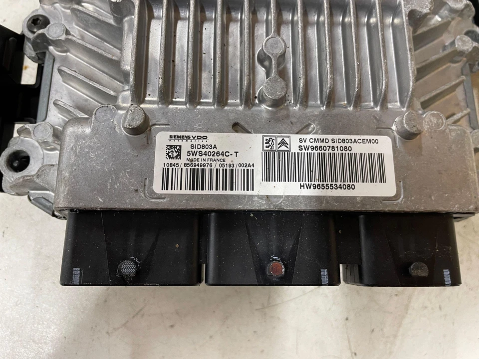 Centralina motore PEUGEOT 307 SW 3H ECU 5WS40264CT 2.0 Diesel 100kw 2007 28695629 - Immagine 3 di 4