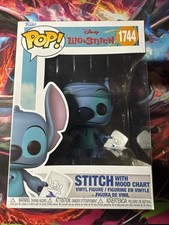 Funko Pop! Disney Stitch with Mood Chart #1744 W/ Protector