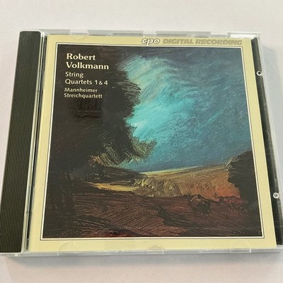 cpo Robert Volkmann String Quartets 1 & 4 CD Mannheim Streichquartett sealed