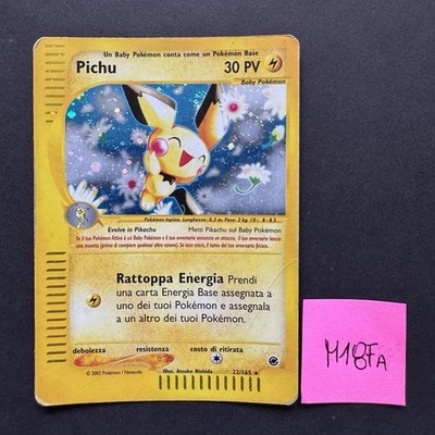 PICHU #22/165 Holo ITA Expedition E-Series 2002 - Pokemon Nintendo