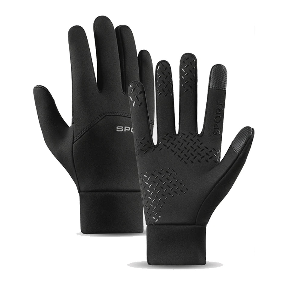 Football Gloves Waterproof Thermal Grip Cycling Bike Sports 