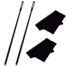 HZMM 2 Pcs Flute Cleaning Kit Flute Cleaning Rod with 2pcs Flute Cleaning Clo...