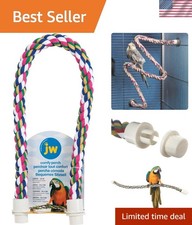 Customizable Rope Perch for Birds - Promotes Joint Health and Exercise