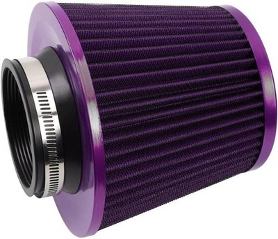 Clamp-On Air Intake Filter, High Performance, Washable Filter, R Color: Purple