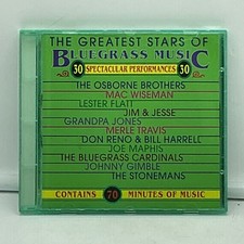 Greatest Stars of Bluegrass Music by Various CD, 1999 - Used - FREE SHIPPING