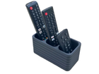 Modern Wall Mount Remote Holder – 3 Slot Organizer for TV, AC & Media Remotes