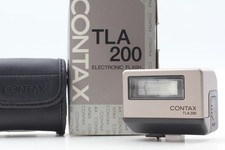 BOXED UNUSED CONTAX TLA 200 TLA200 Silver Shoe Mount Flash G1 G2 from JAPAN
