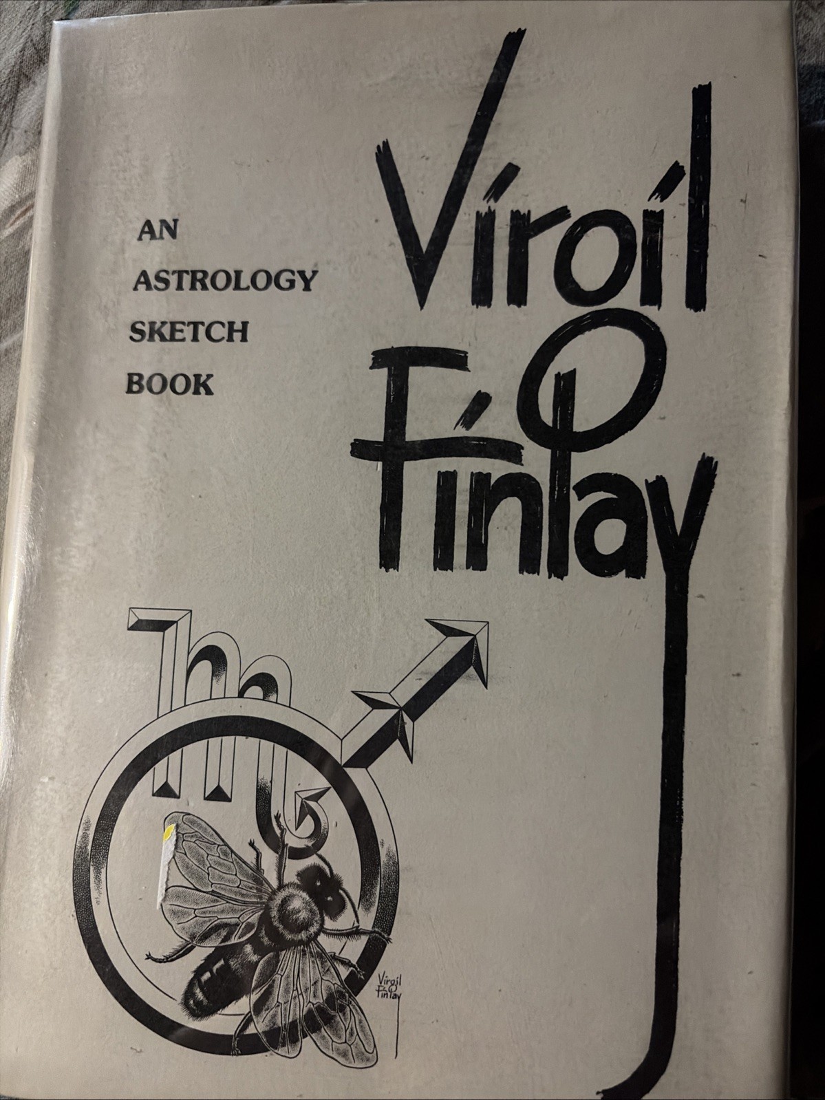 Virgil Finlay: AN ASTROLOGY SKETCH BOOK (1st ed. HC/DJ, 1975, very fine)