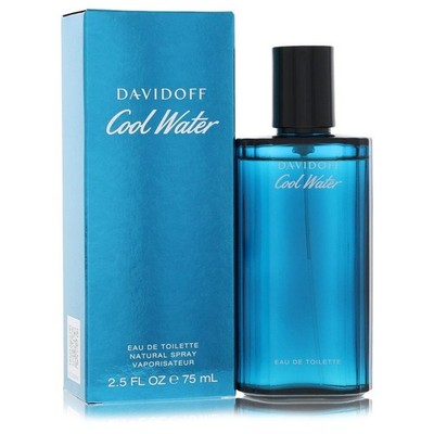   Cool Water by Davidoff Eau De Toilette 2.5 oz for Men  