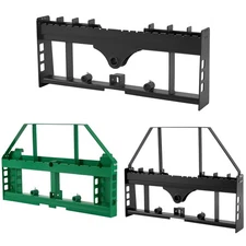 Uimoso Skid Steer Pallet Frame w/Hitch Receiver & Spear Sleeves for John Deere