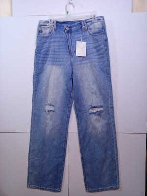 NWT Kancan Jeans 90's Boyfriend Ultra High Rise Distressed Women's Size 11/29