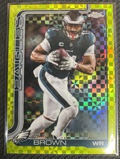 2025 NFL Topps Chrome - AJ Brown WR PHI “Lime Green X-Fractor” 💎🔥