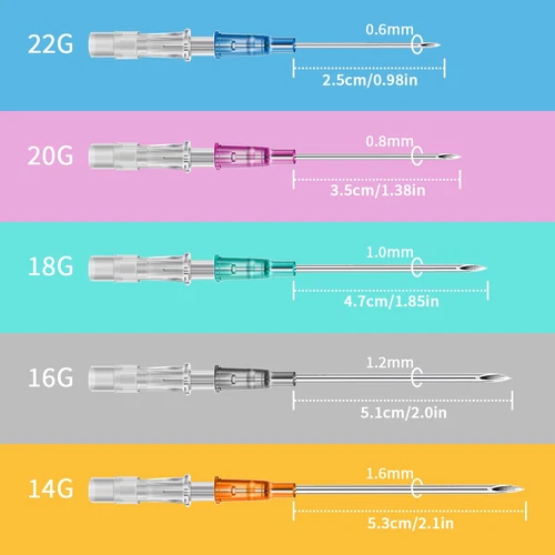10Pcs Mixed Piercing Needles (14G-22G) - Hollow Cannula Body Piercing Tools for image 3