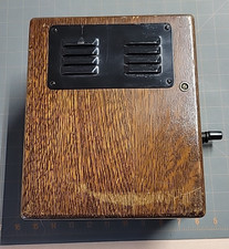 Antique Leich Oak Telephone Ringer Box - Very Nice