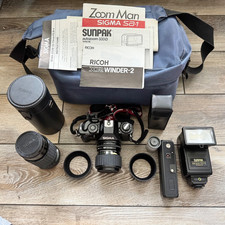 Vintage SIGMA SA-1 Zoom Master 35mm Camera With Extras Tested Read