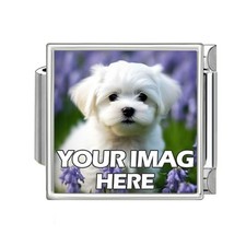 9mm Italian Photo Charm Custom Personalise Picture Bracelet Fits Nomination UK