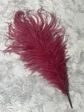 Antique Vintage Millinery Ostrich Feather Wing Plume Pink Color Victorian Hat