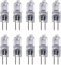 10 Watt T3 G4 Base 12 Volt 2500 Hours Light Bulb 10W 12V 2900K Landscape,10 Pack