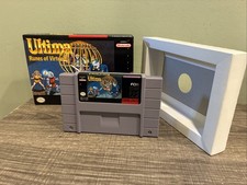 Ultima Runes of Virtue II SNES Super Nintendo 1994 Box, Tray and Game - Tested