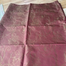 Ikea Fenja Slinga Floral Vorhang Panels burgunderrot grün changierend NEU