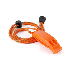 Emergency Survival Whistle orange |SOS HIKING CAMPING DISTRESS BOAT Lanyard Clip